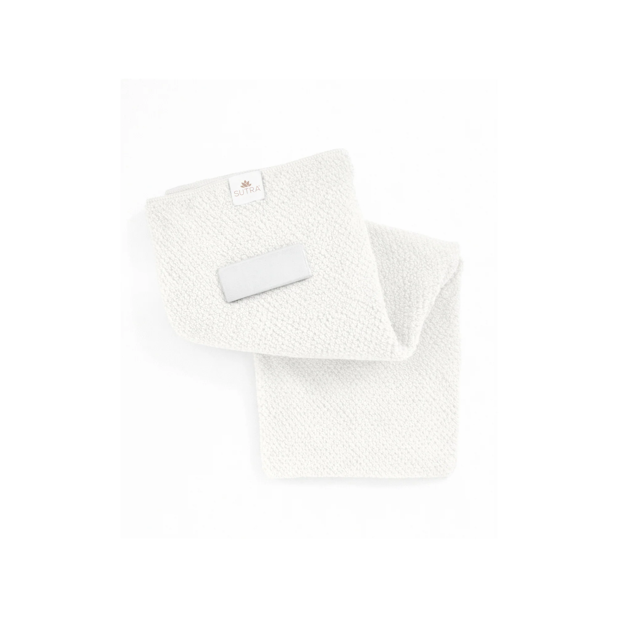 Fast Dry Microfiber Hair Towel (White) - Image 3